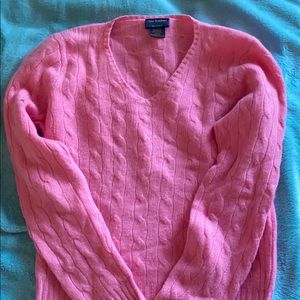 a cashmere sweat shirt